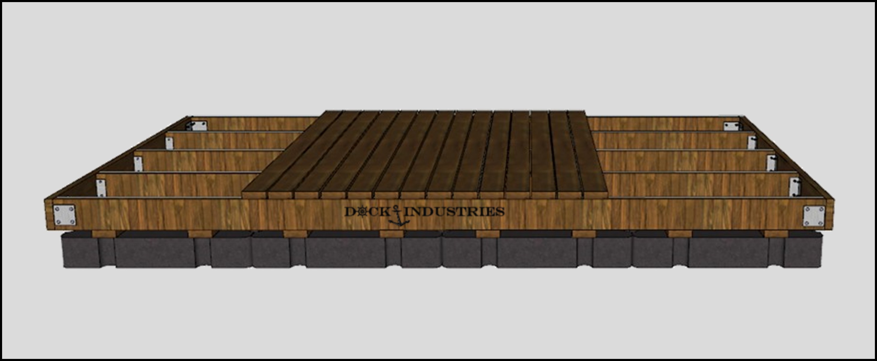 Ensemble de quai Résidentiel 8'x16' - Sans ancrage