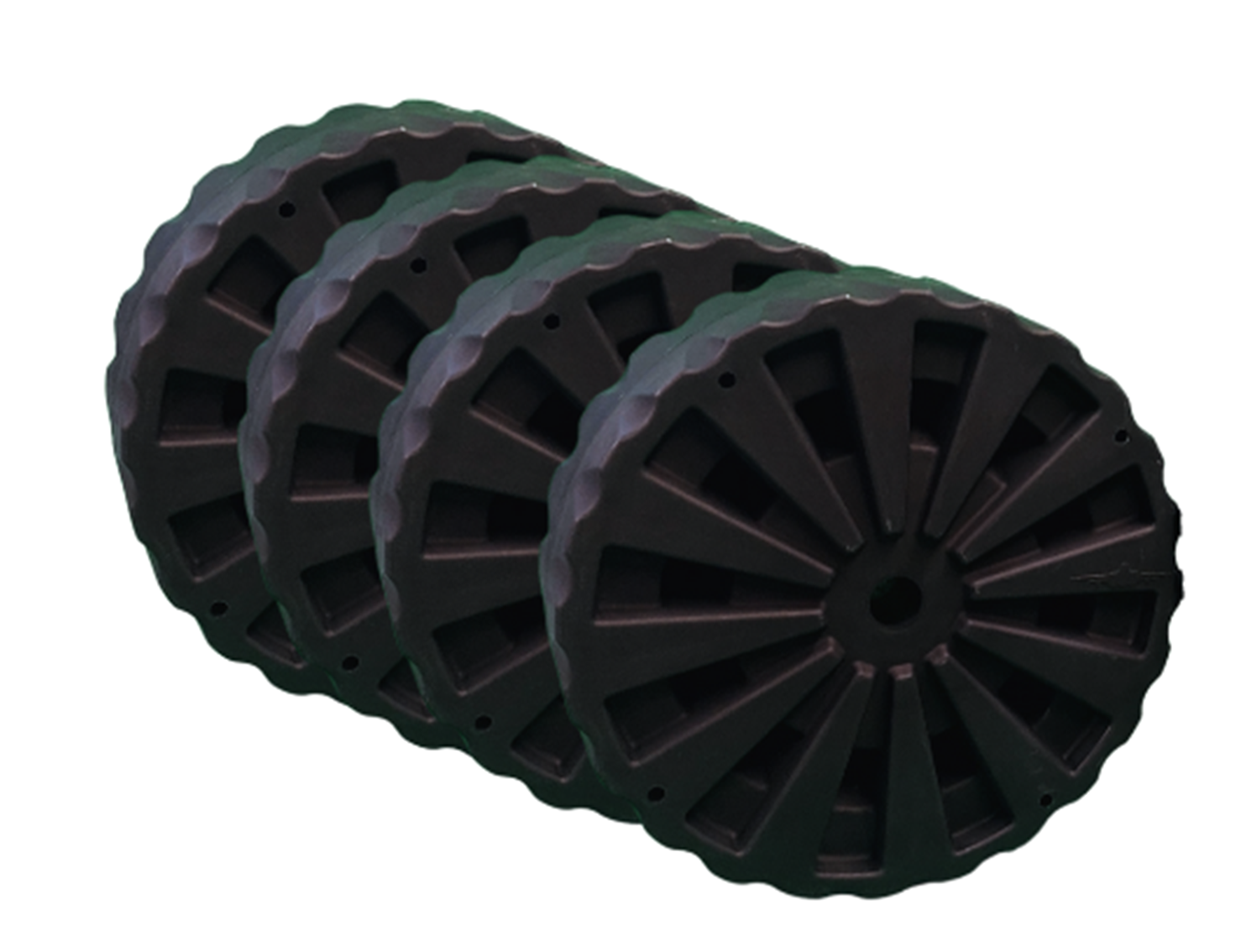 Ensemble de 4 roues de quai 24'' - Heavy Duty - 1500 lbs - 9003-4