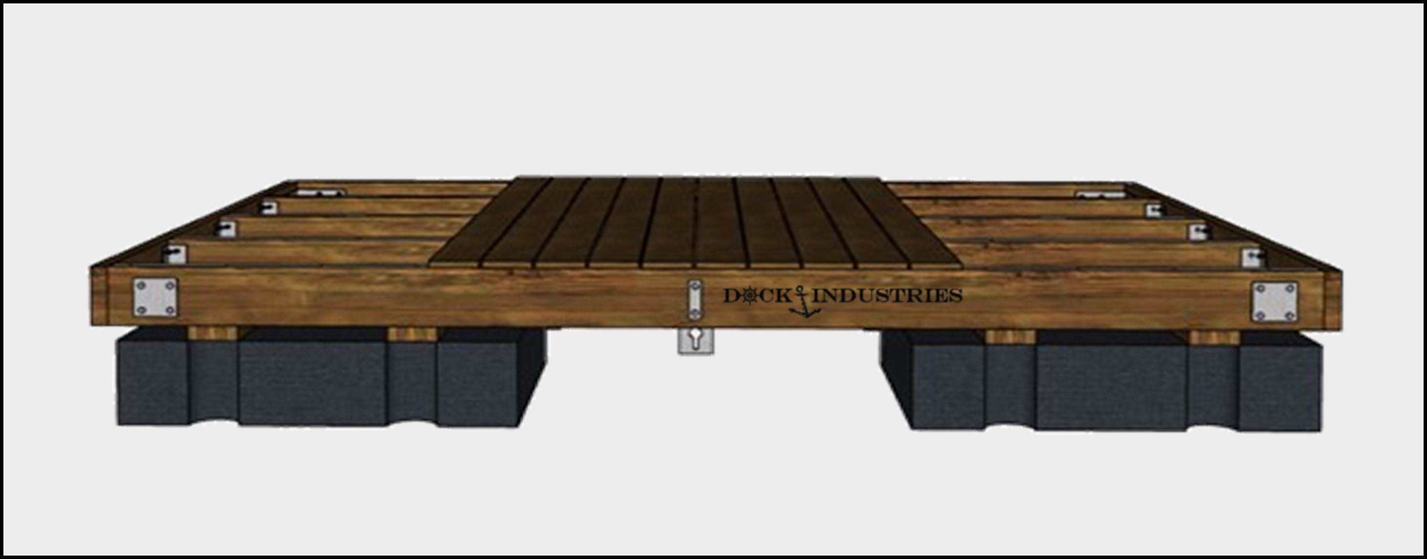 Ensemble de quai Heavy Duty 8'x12'